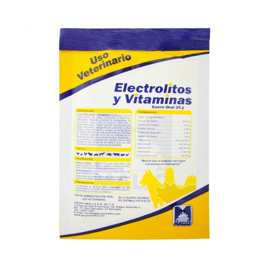 MalloVet Suero Oral 20g