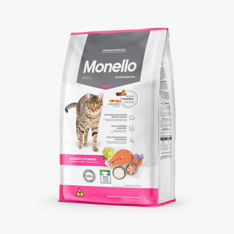 Monello Concentrado para Gato (salmón y pollo) 15kg