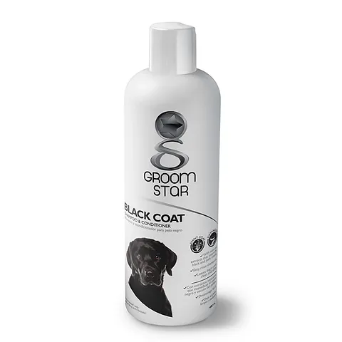 Groom Star shampoo para perro (Black Coat 480ml)