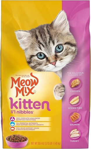 Meow Mix concentrado para gato (kitten 1.43kg)