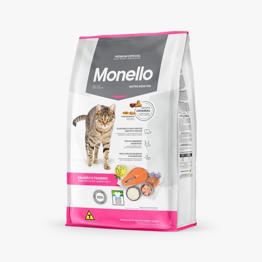 Monello Concentrado para Gato (salmón y pollo) 15kg